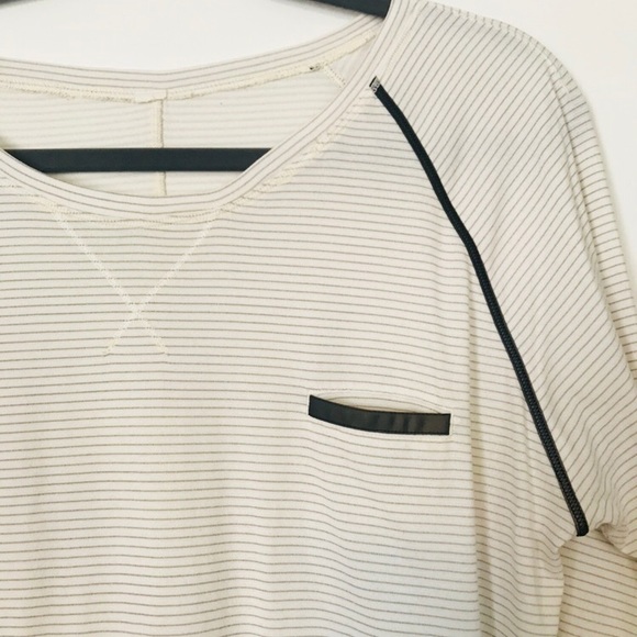 lululemon athletica Tops - Lululemon striped moisture wicking long sleeve